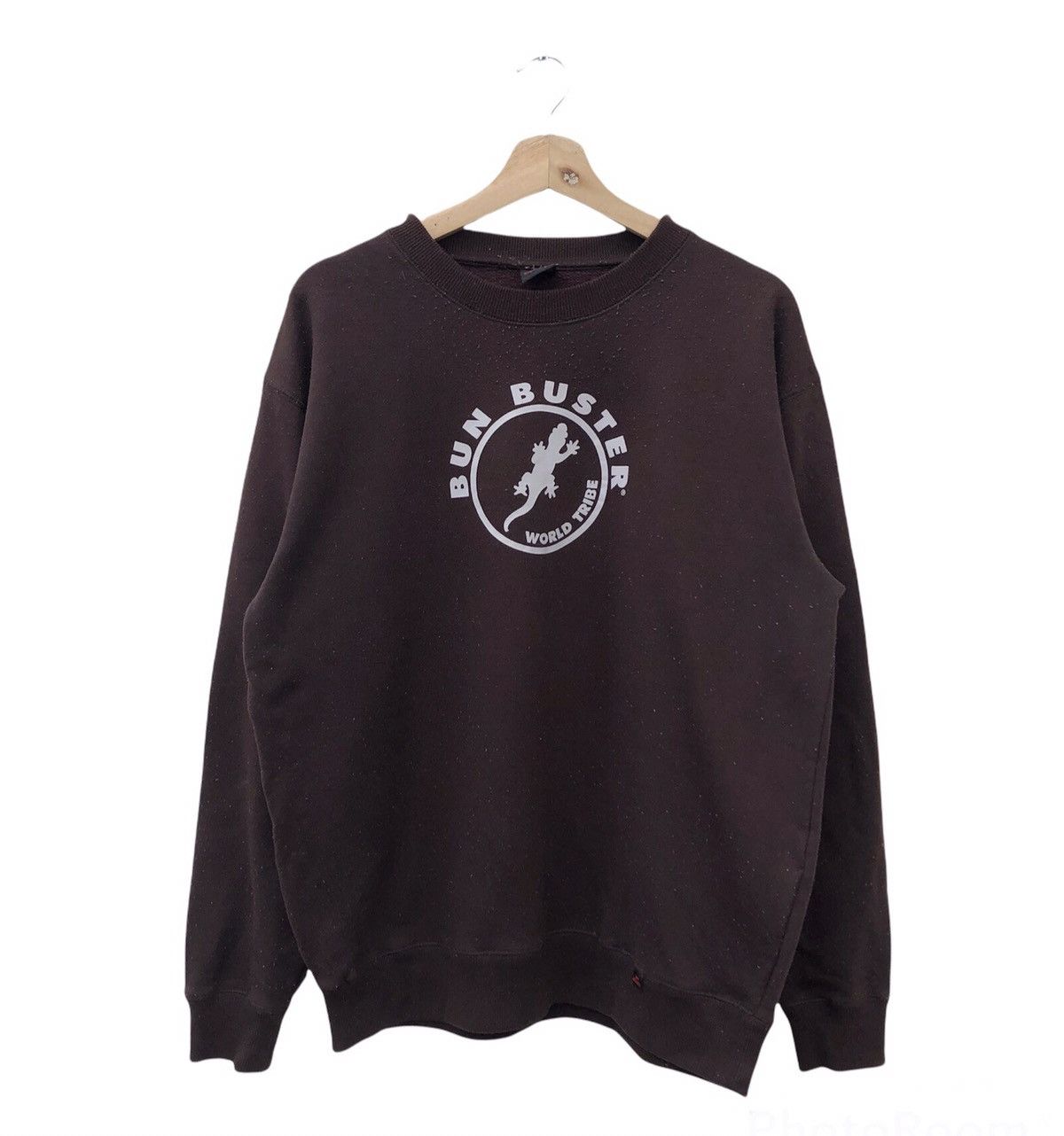 Japanese Brand VINTAGE CREWNECK BUNBUSTER BIG LOGO EMBROIDERED Size US L / EU 52-54 / 3 - 1 Thumbnail