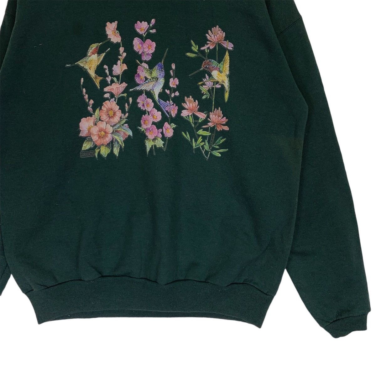 Vintage Vintage 90s Birds Big Logo Crewneck Sweatshirt Size US M / EU 48-50 / 2 - 2 Thumbnail