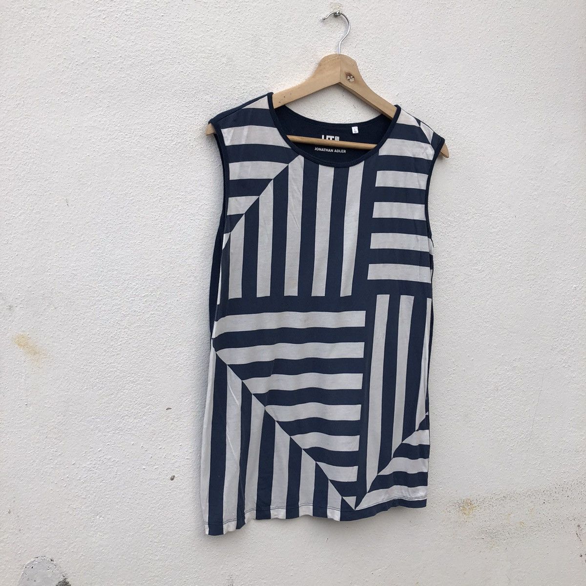 Jonathan Saunders 2014 JONATHAN ADLER TANK TOP SLEEVELESS UNIQLO STRIPE Size US L / EU 52-54 / 3 - 2 Thumbnail