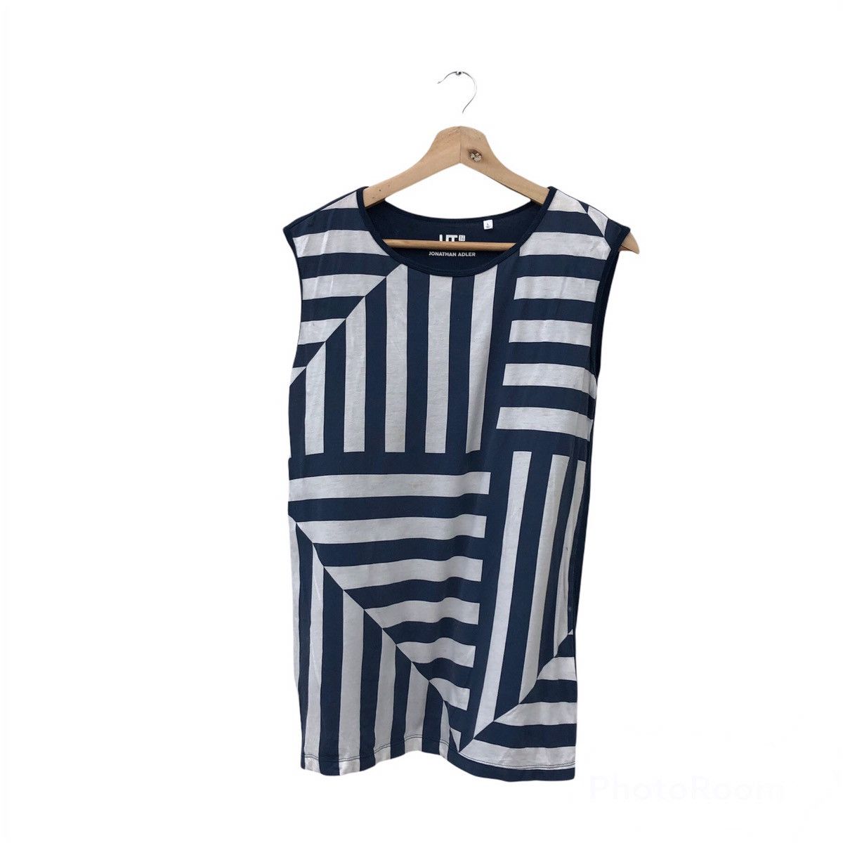 Jonathan Saunders 2014 JONATHAN ADLER TANK TOP SLEEVELESS UNIQLO STRIPE Size US L / EU 52-54 / 3 - 1 Thumbnail