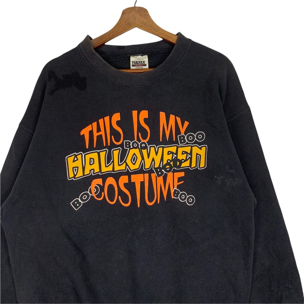 Tultex Tultex This My Halloween Costume Big Logo Sweatshirt Size US L / EU 52-54 / 3 - 2 Thumbnail