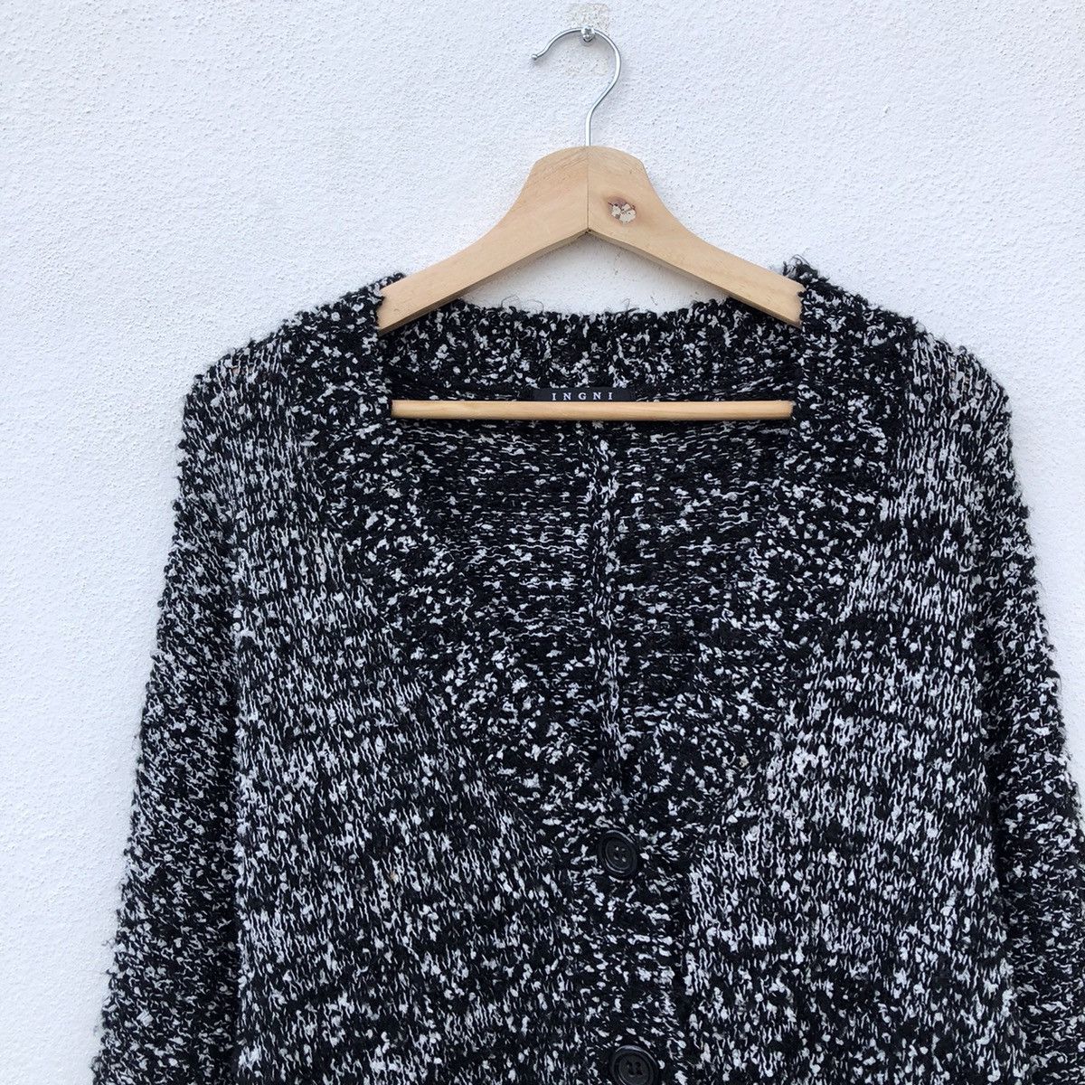 Japanese Brand KNITWEAR CARDIGAN RARE DESIGN BY INGNI JAPANESE BRAND Size US M / EU 48-50 / 2 - 3 Thumbnail