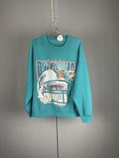 Vintage 90s NFL Miami Dolphins Sweatshirt - Fan Gift - Dingeas