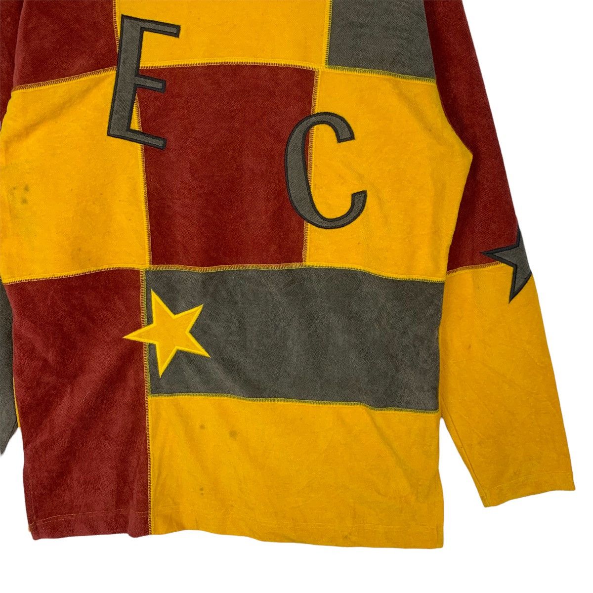 Enrico Coveri Vintage Enrico coveri Spellout Fleece Embroidery sweatshirt Size US M / EU 48-50 / 2 - 3 Thumbnail