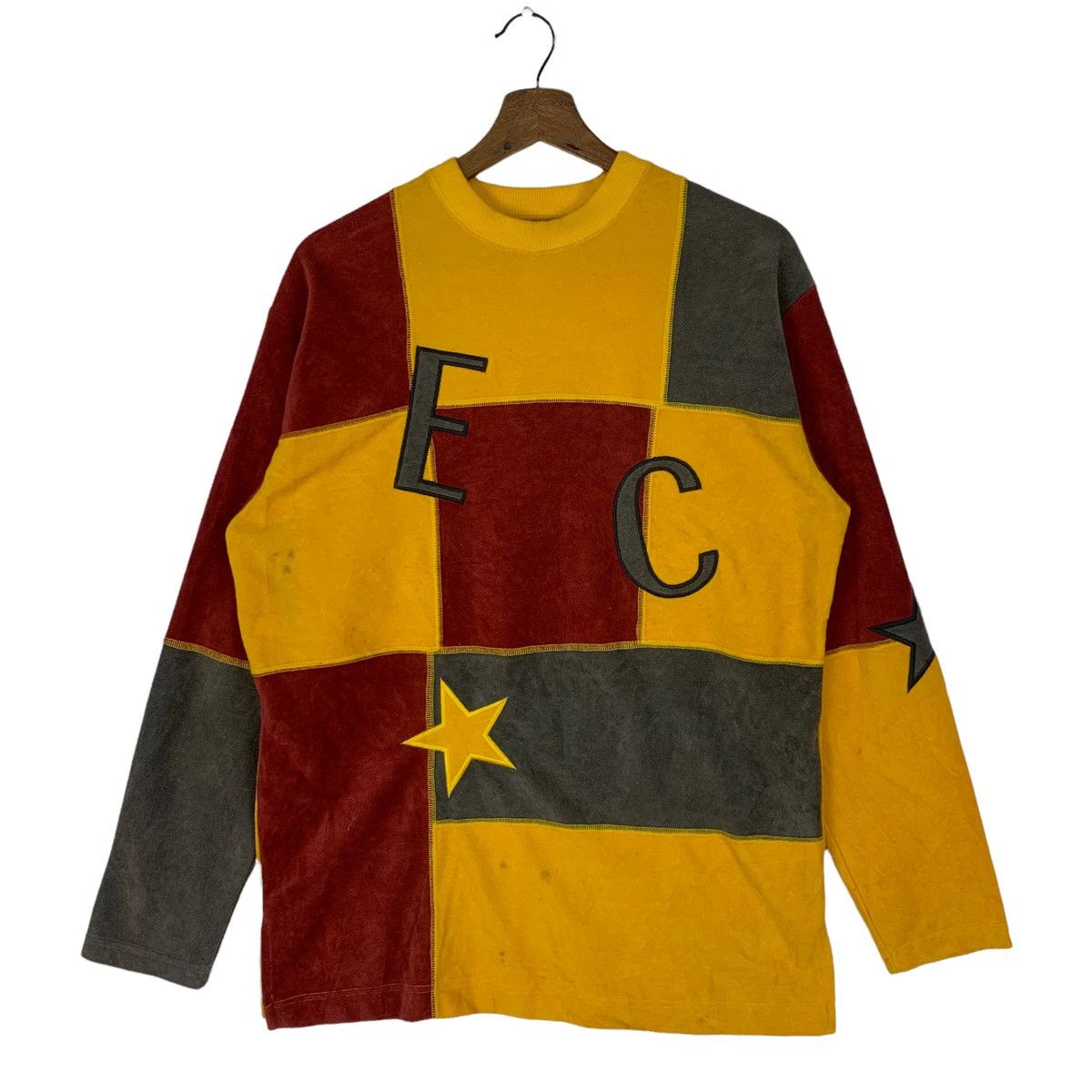 Enrico Coveri Vintage Enrico coveri Spellout Fleece Embroidery sweatshirt Size US M / EU 48-50 / 2 - 1 Thumbnail