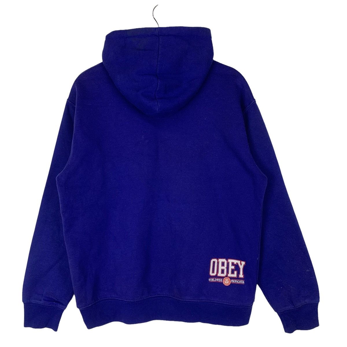 Obey Vintage 90s Obey Spellout Pullover Hoodie Sweatshirt Size US M / EU 48-50 / 2 - 4 Thumbnail