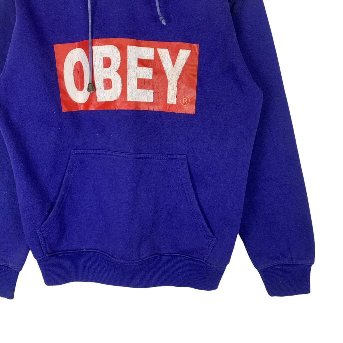 Obey Vintage 90s Obey Spellout Pullover Hoodie Sweatshirt Size US M / EU 48-50 / 2 - 3 Thumbnail