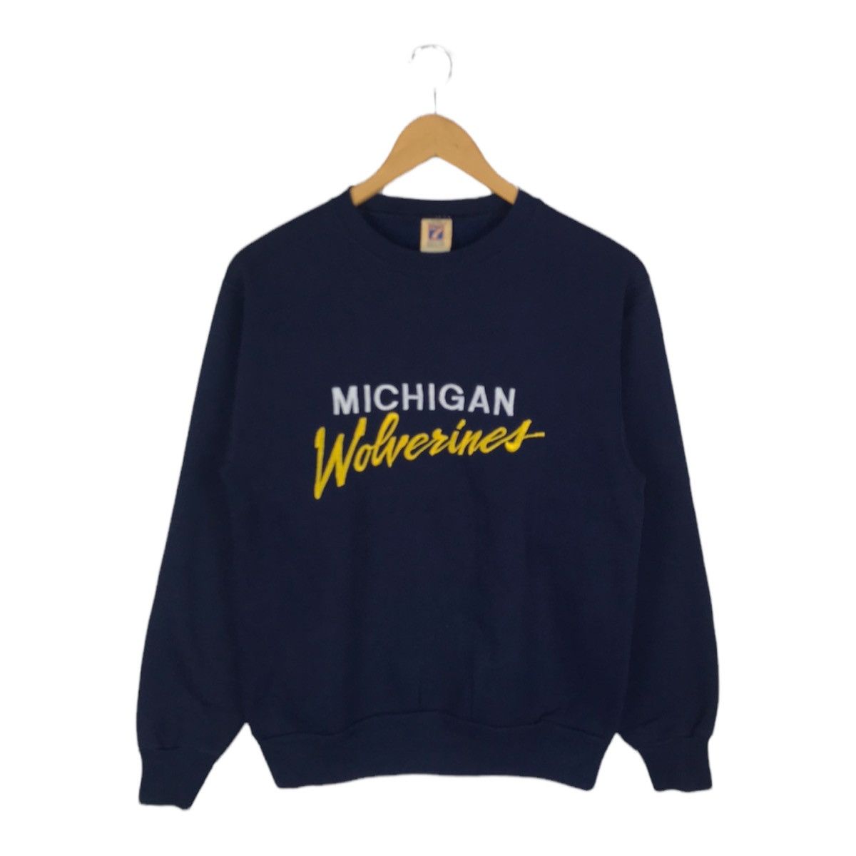 Logo 7 Vintage 90s Michigan Wolverines Crewneck Sweatshirt Size US L / EU 52-54 / 3 - 1 Thumbnail