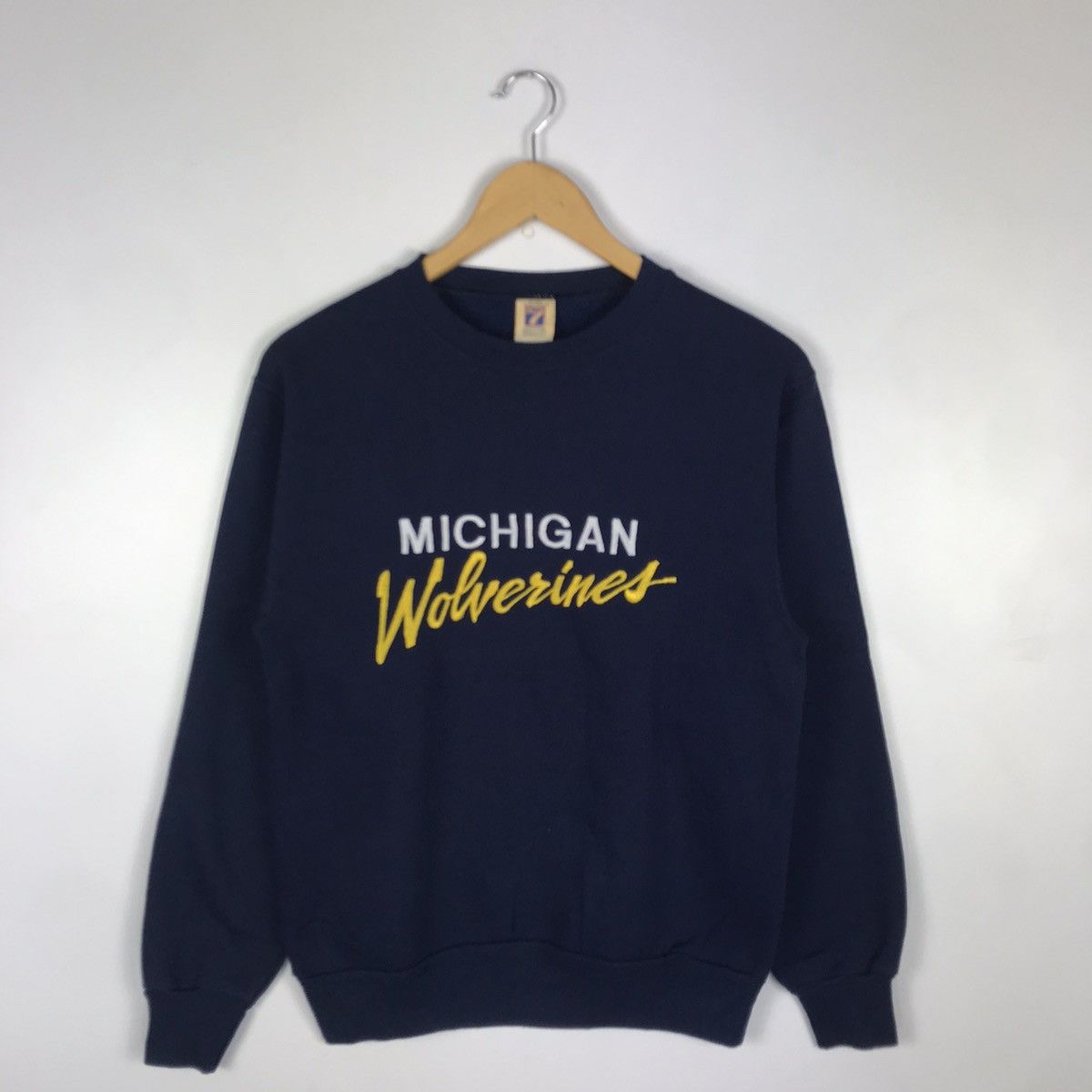 Logo 7 Vintage 90s Michigan Wolverines Crewneck Sweatshirt Size US L / EU 52-54 / 3 - 2 Thumbnail