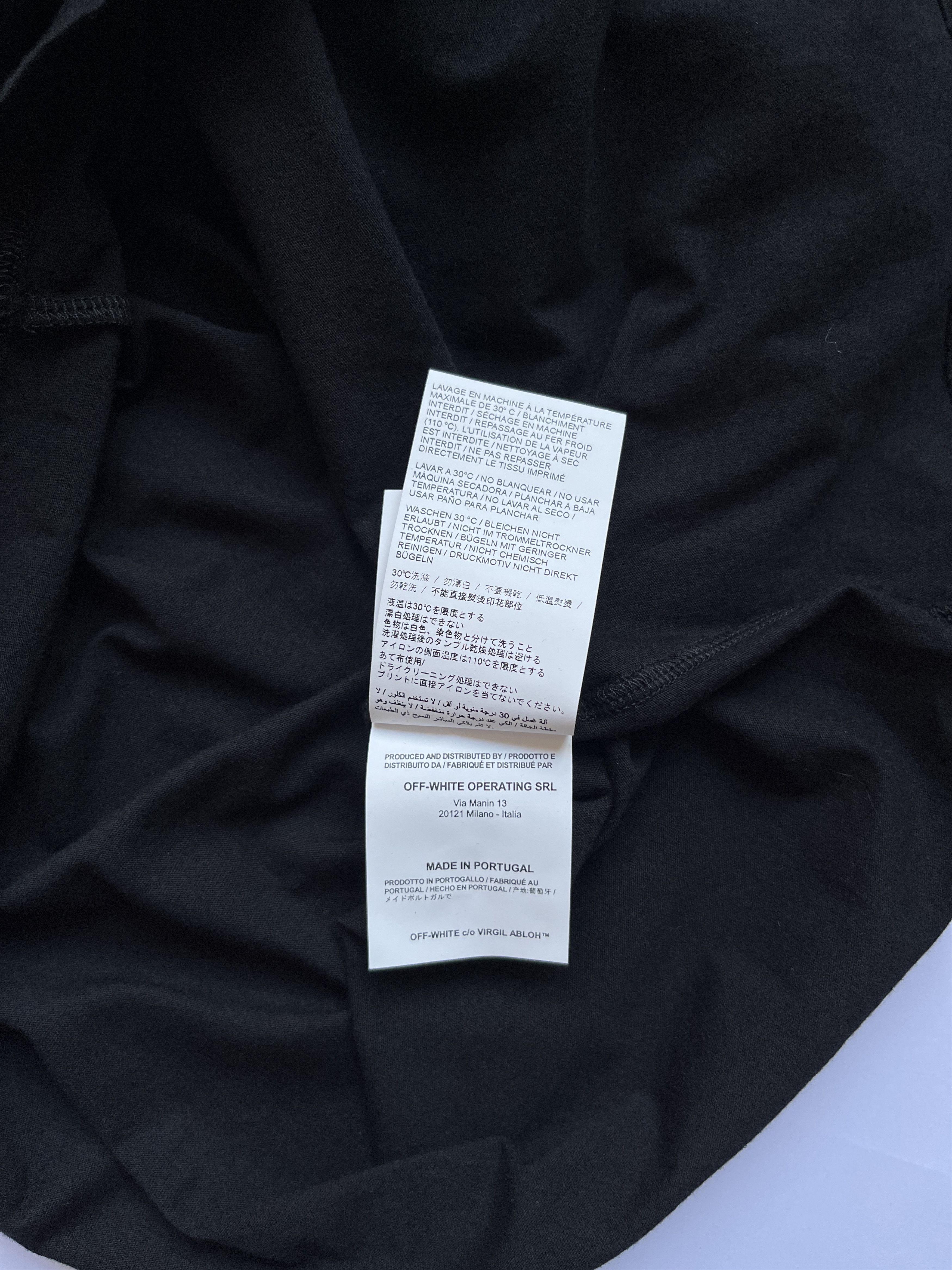 Off-White Off-White Black Long Sleeve T-Shirt Size US S / EU 44-46 / 1 - 7 Thumbnail