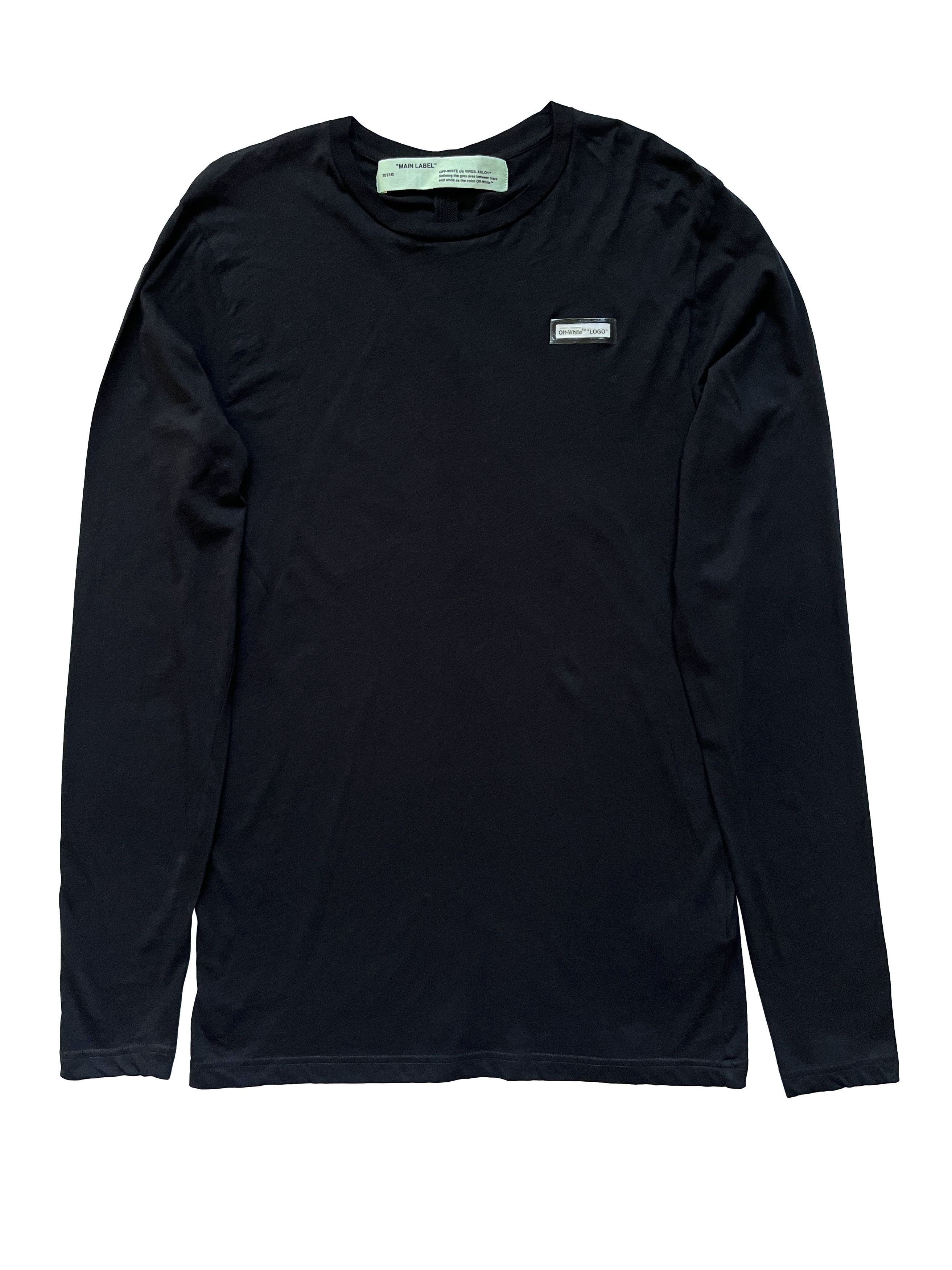 Off-White Off-White Black Long Sleeve T-Shirt Size US S / EU 44-46 / 1 - 1 Thumbnail