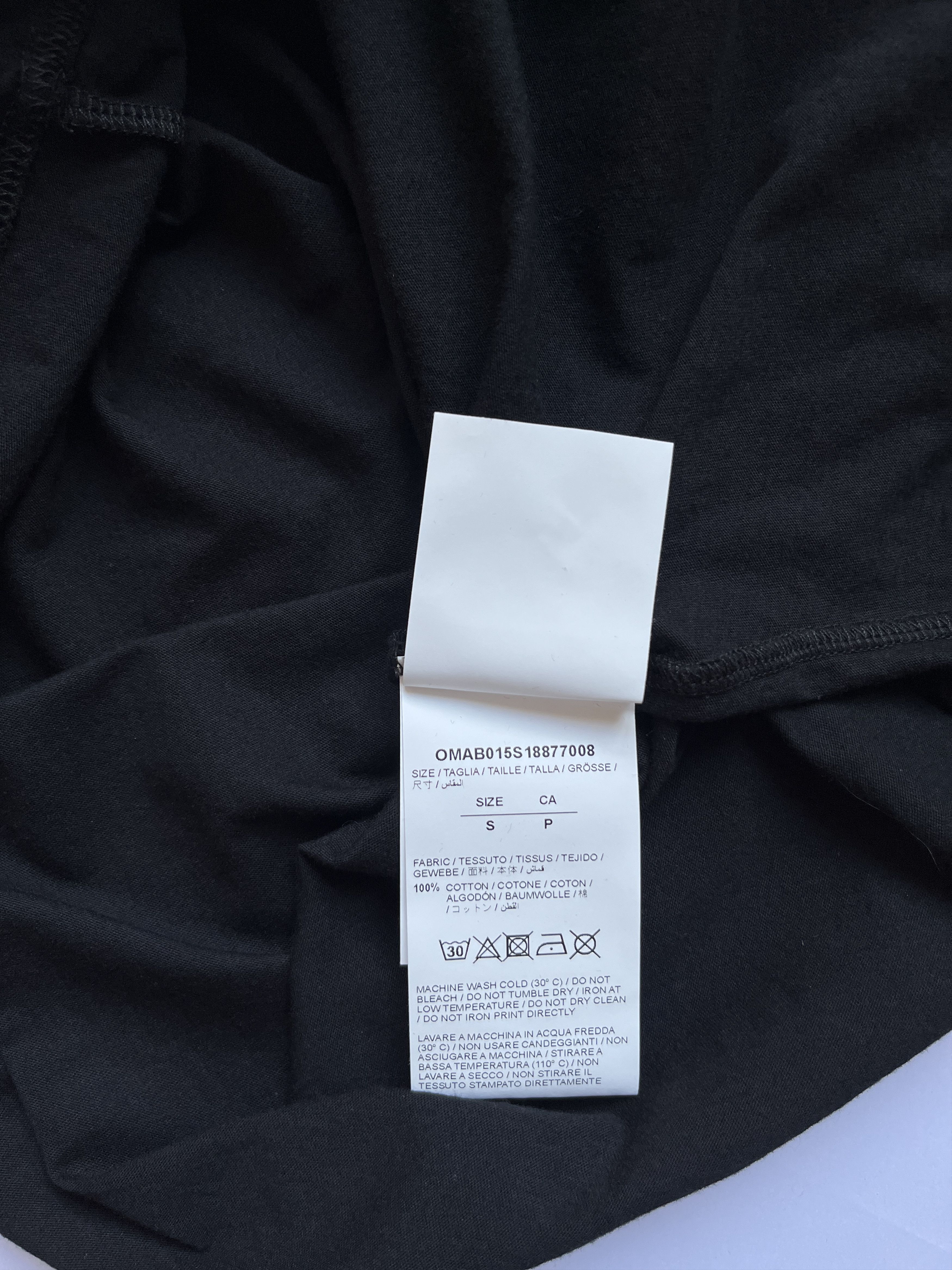 Off-White Off-White Black Long Sleeve T-Shirt Size US S / EU 44-46 / 1 - 6 Thumbnail