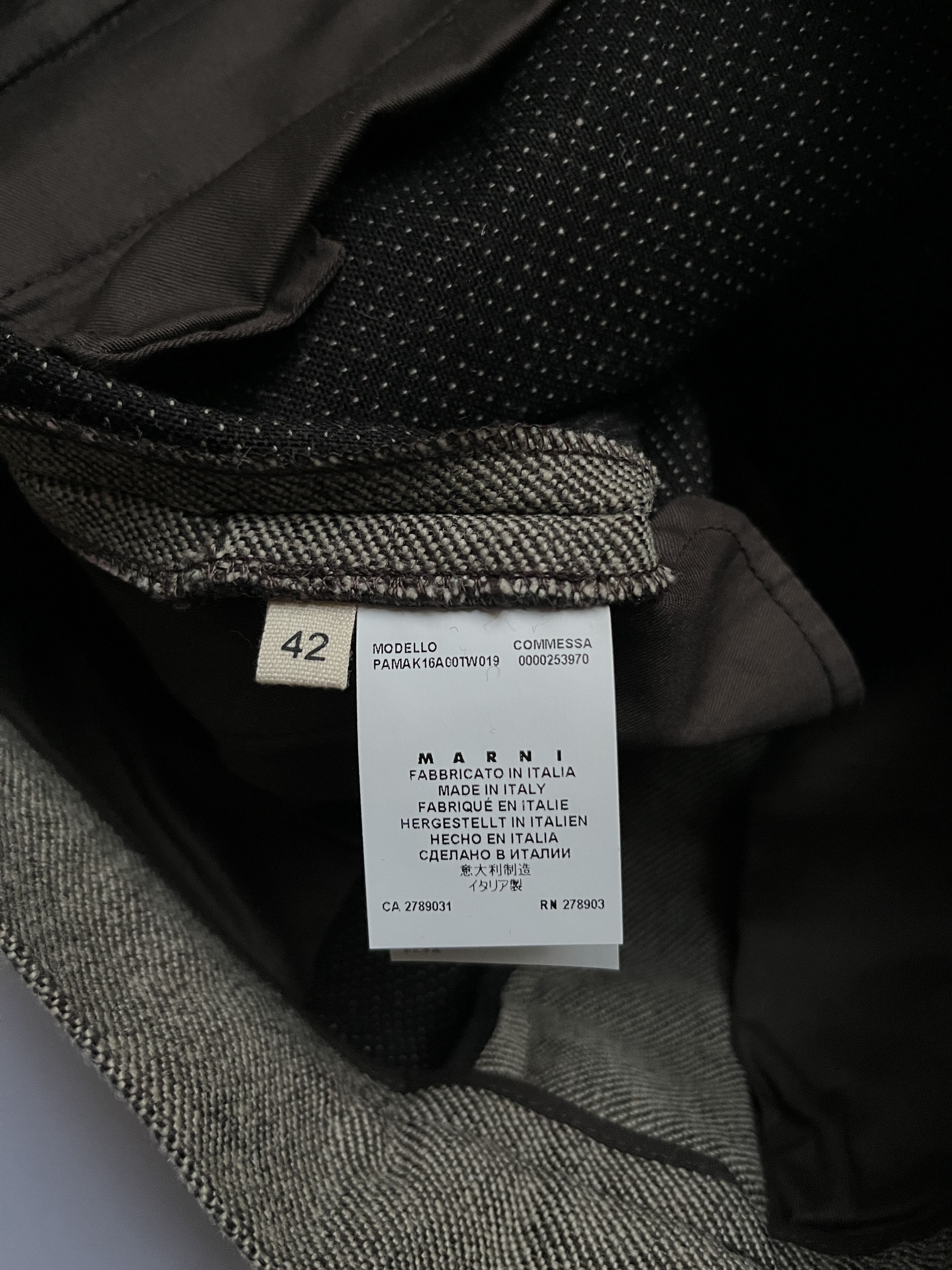 Marni ⚡️QUICK SALE⚡️Marni Brown Wool Trousers Pants Size 32" / US 10 / IT 46 - 4 Thumbnail
