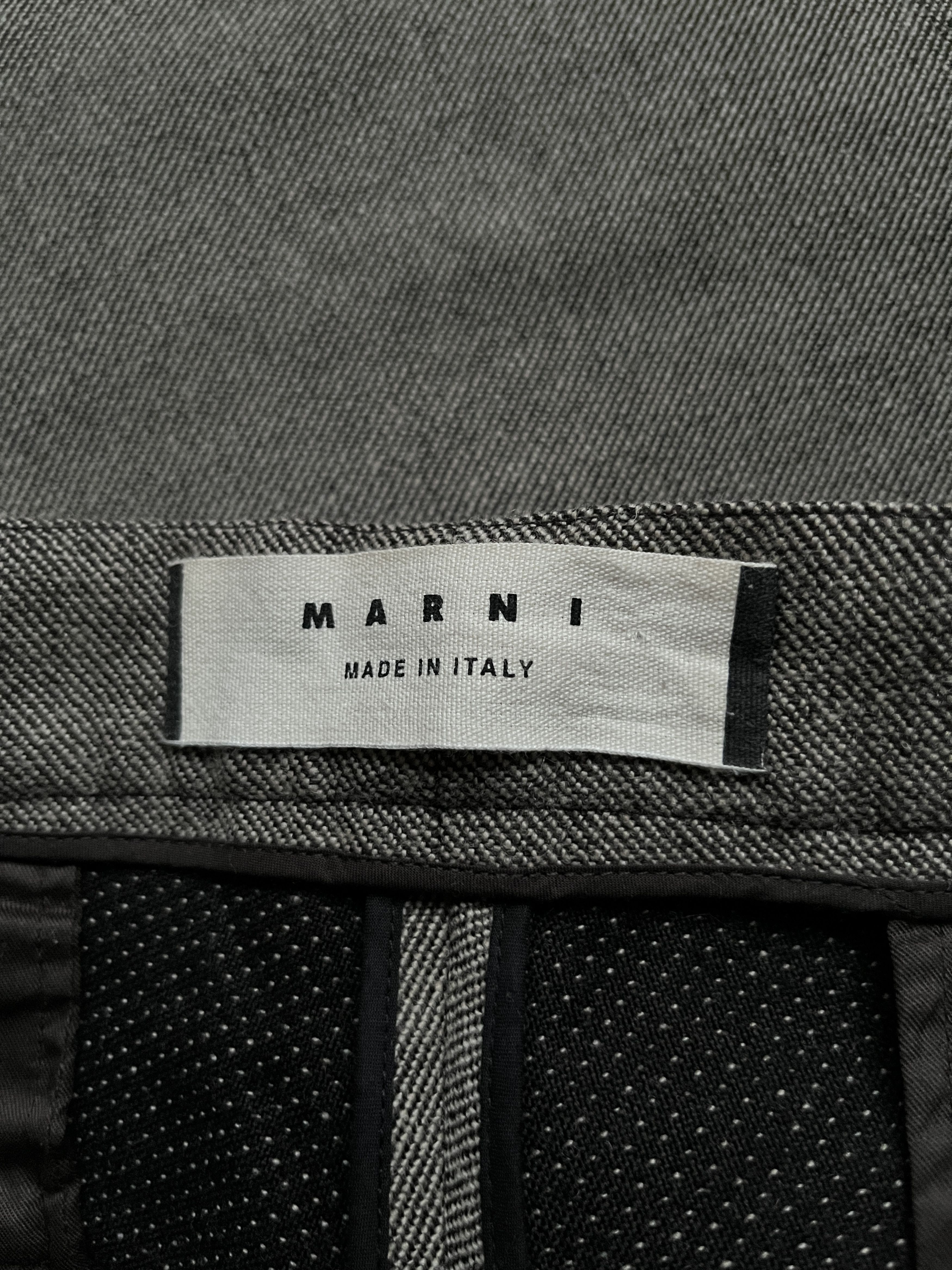 Marni ⚡️QUICK SALE⚡️Marni Brown Wool Trousers Pants Size 32" / US 10 / IT 46 - 3 Thumbnail
