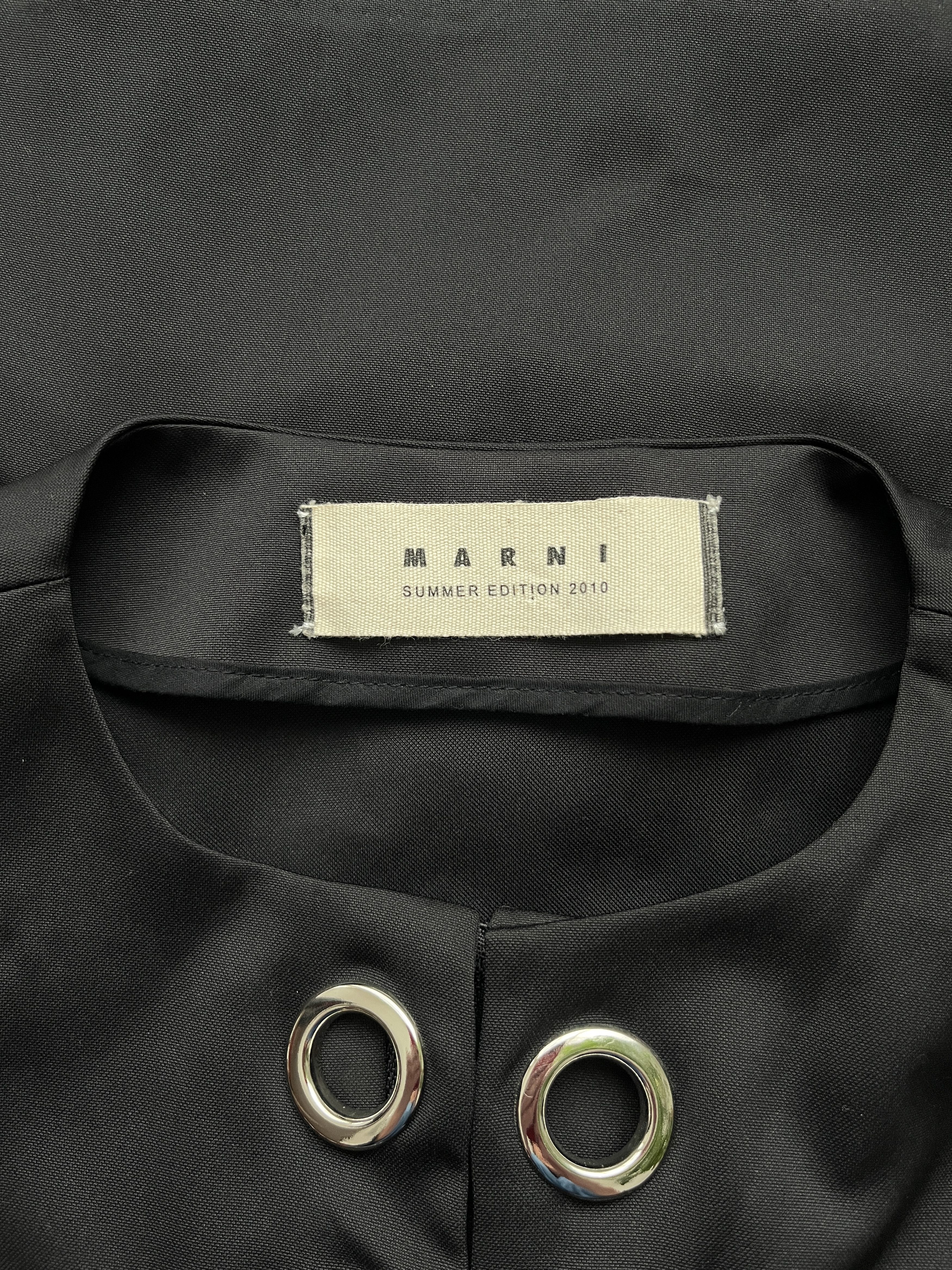 Marni ⚡️QUICK SALE⚡️2010 Marni Black Zip-up Top Blouse Size M / US 6-8 / IT 42-44 - 4 Thumbnail