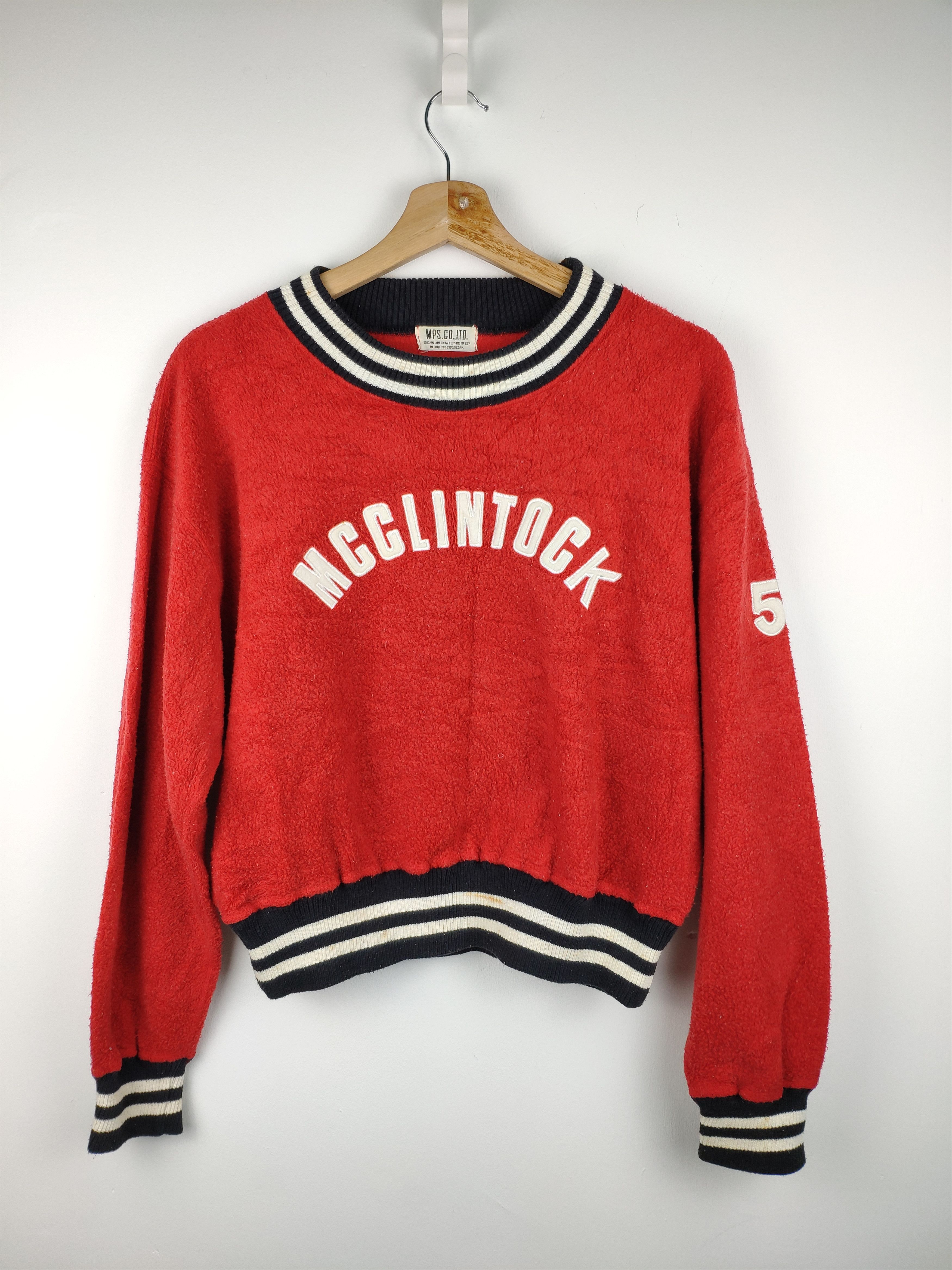 Japanese Brand × Vintage Steal 💥 Vintage Sweatshirt Cropped Mc Clintock Size M / US 6-8 / IT 42-44 - 1 Thumbnail