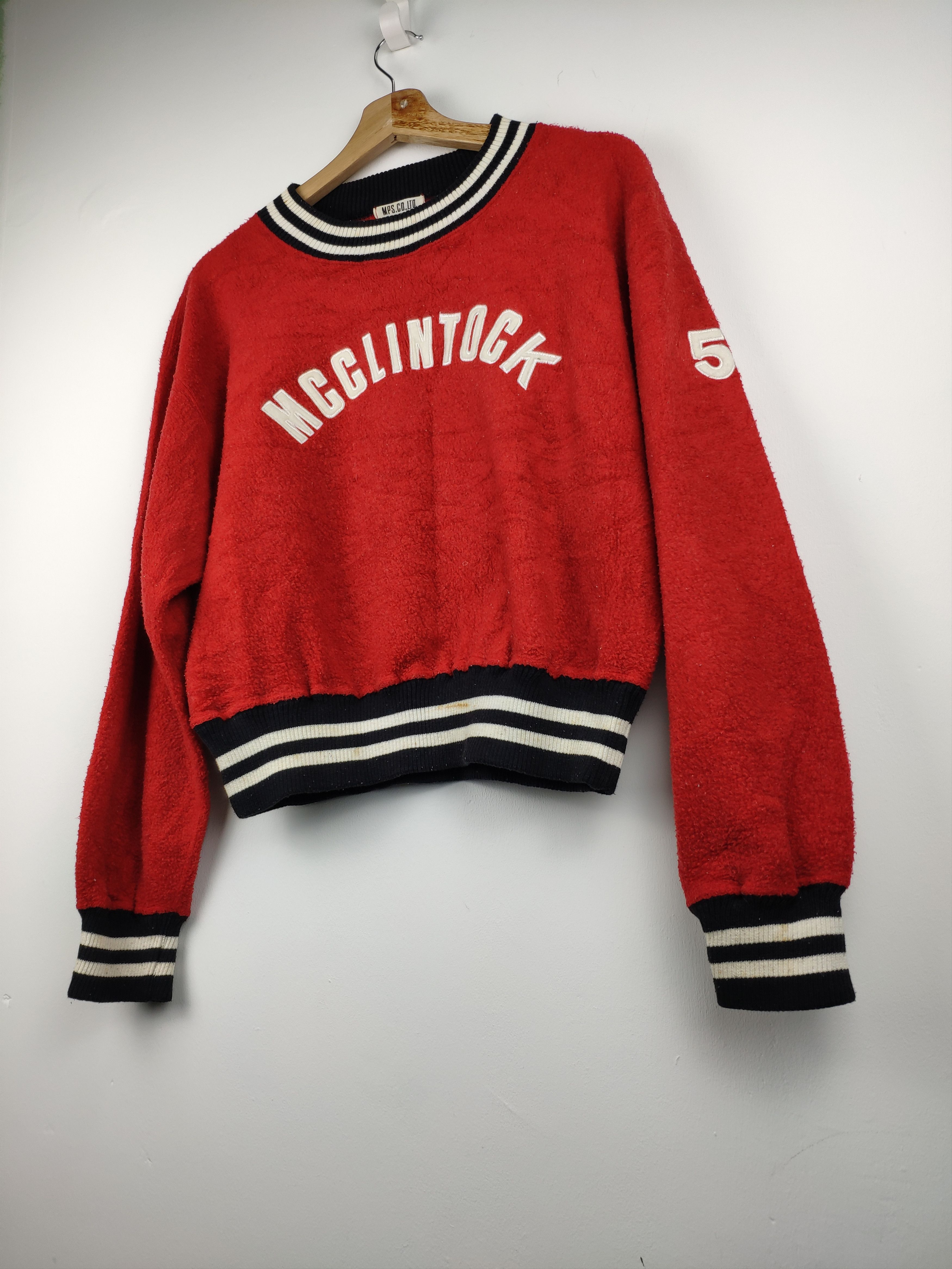Japanese Brand × Vintage Steal 💥 Vintage Sweatshirt Cropped Mc Clintock Size M / US 6-8 / IT 42-44 - 2 Thumbnail
