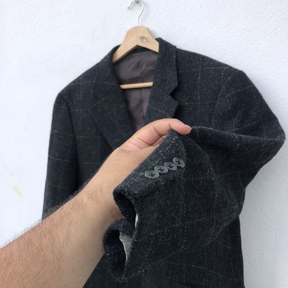 Harris Tweed HARRIS TWEED WOOL JACKET TARTAN DESIGN Size US M / EU 48-50 / 2 - 4 Thumbnail
