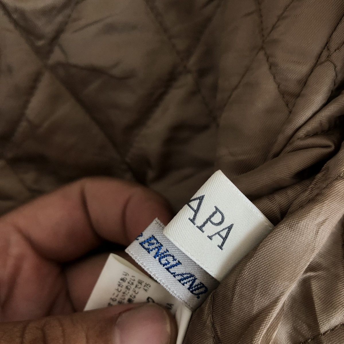 Japanese Brand SCAPA MADE IN ENGLAND LONG JACKET PATCHWORK DESIGN Size US M / EU 48-50 / 2 - 14 Thumbnail