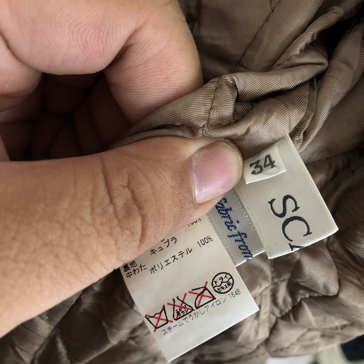 Japanese Brand SCAPA MADE IN ENGLAND LONG JACKET PATCHWORK DESIGN Size US M / EU 48-50 / 2 - 13 Thumbnail