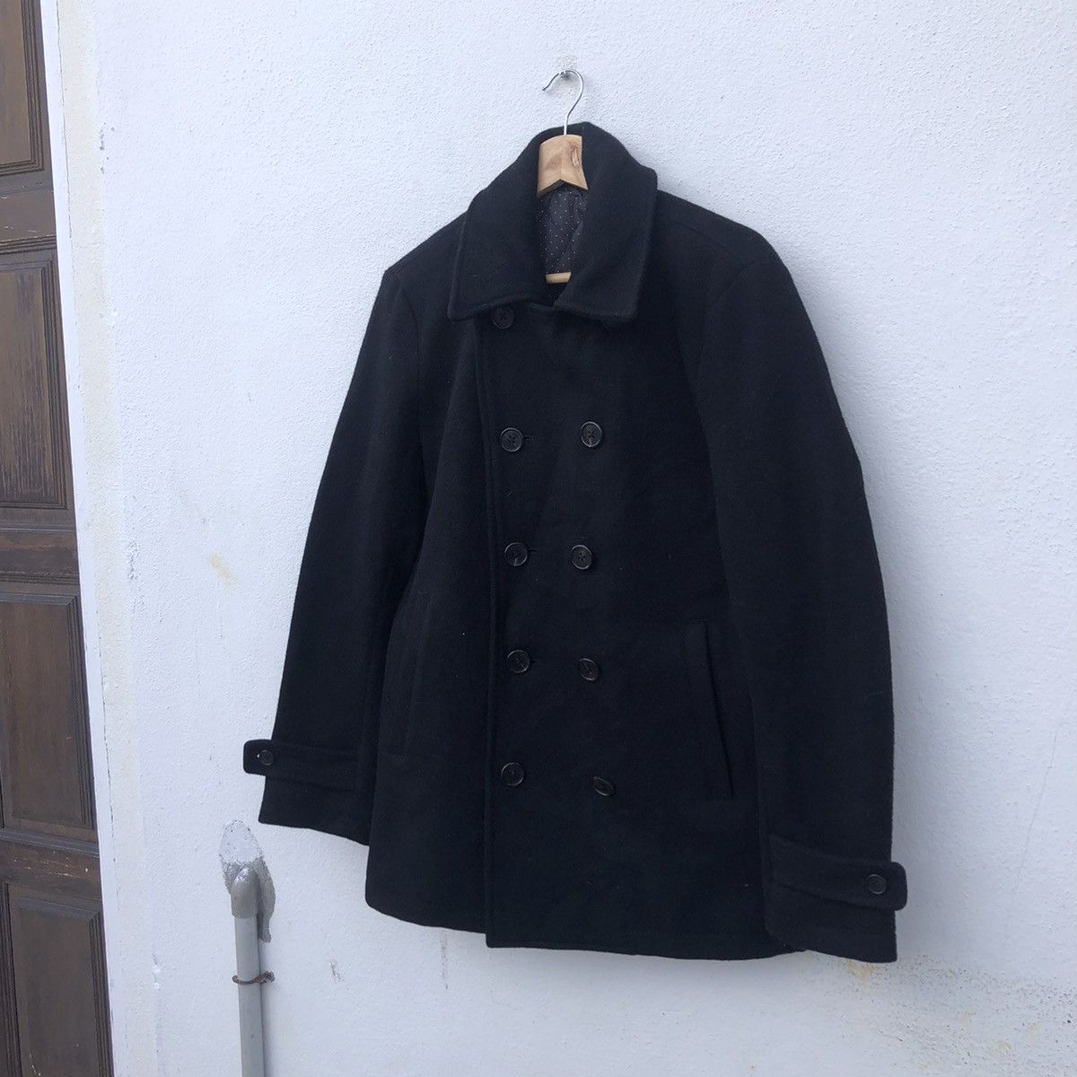 SHIPS DOUBLE BREAST WOOL JACKET SHIPS JET BLUE JAPAN Size US M / EU 48-50 / 2 - 2 Thumbnail