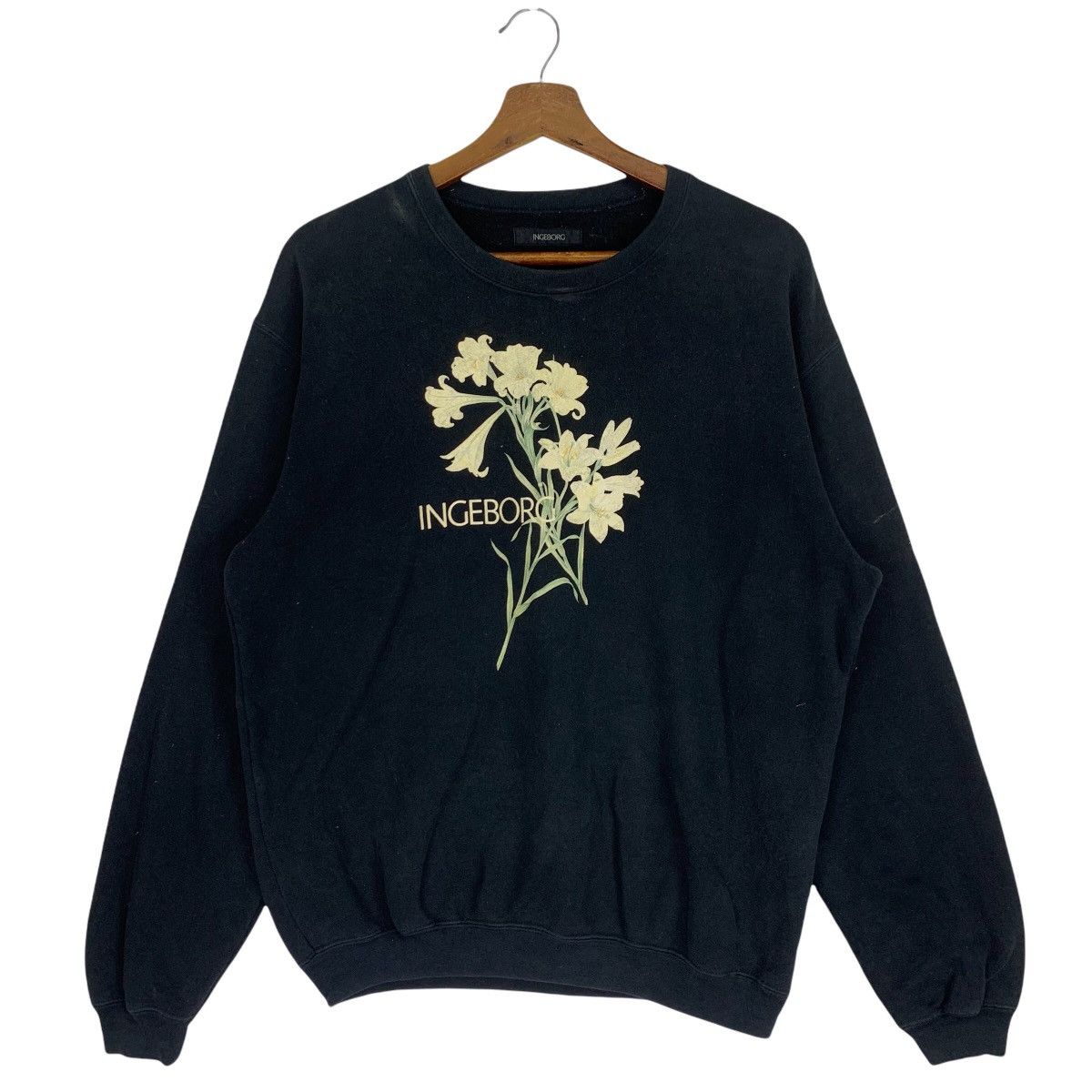 Japanese Brand Ingeborg Pullover Big Logo Crewneck Sweatshirt Size US L / EU 52-54 / 3 - 1 Thumbnail