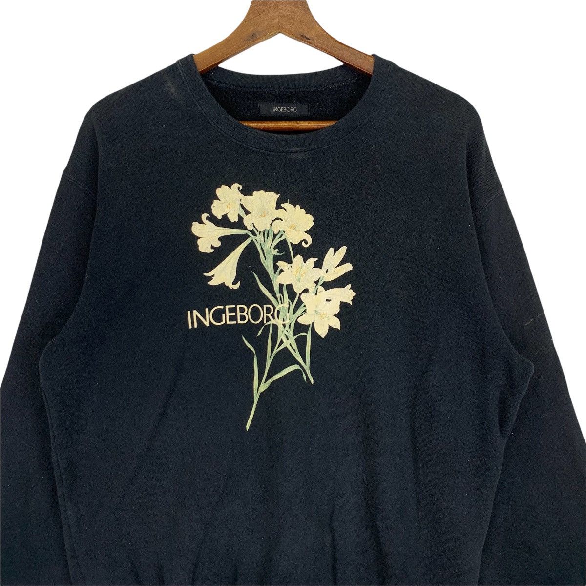 Japanese Brand Ingeborg Pullover Big Logo Crewneck Sweatshirt Size US L / EU 52-54 / 3 - 2 Thumbnail