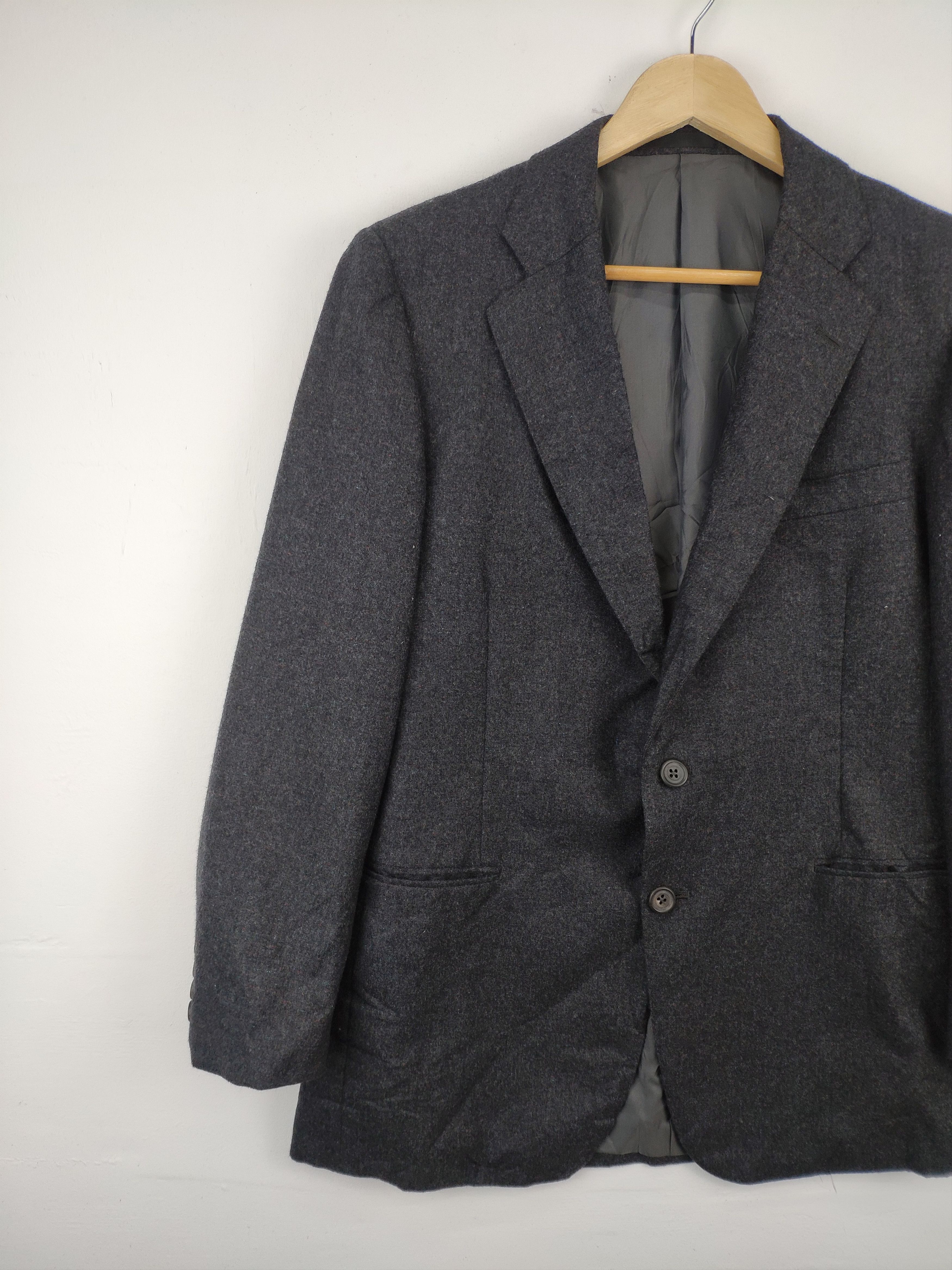 Burberry × Vintage Vintage Burberry Wool Blazer Size US M / EU 48-50 / 2 - 7 Thumbnail