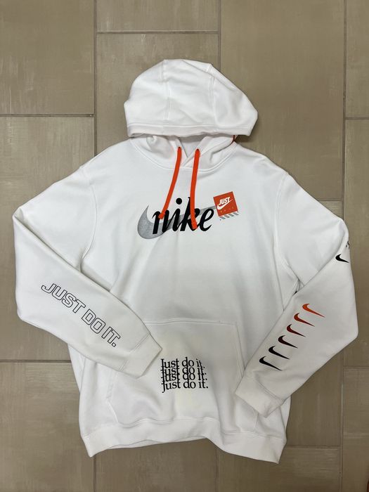 Nike jdi hoodie online orange