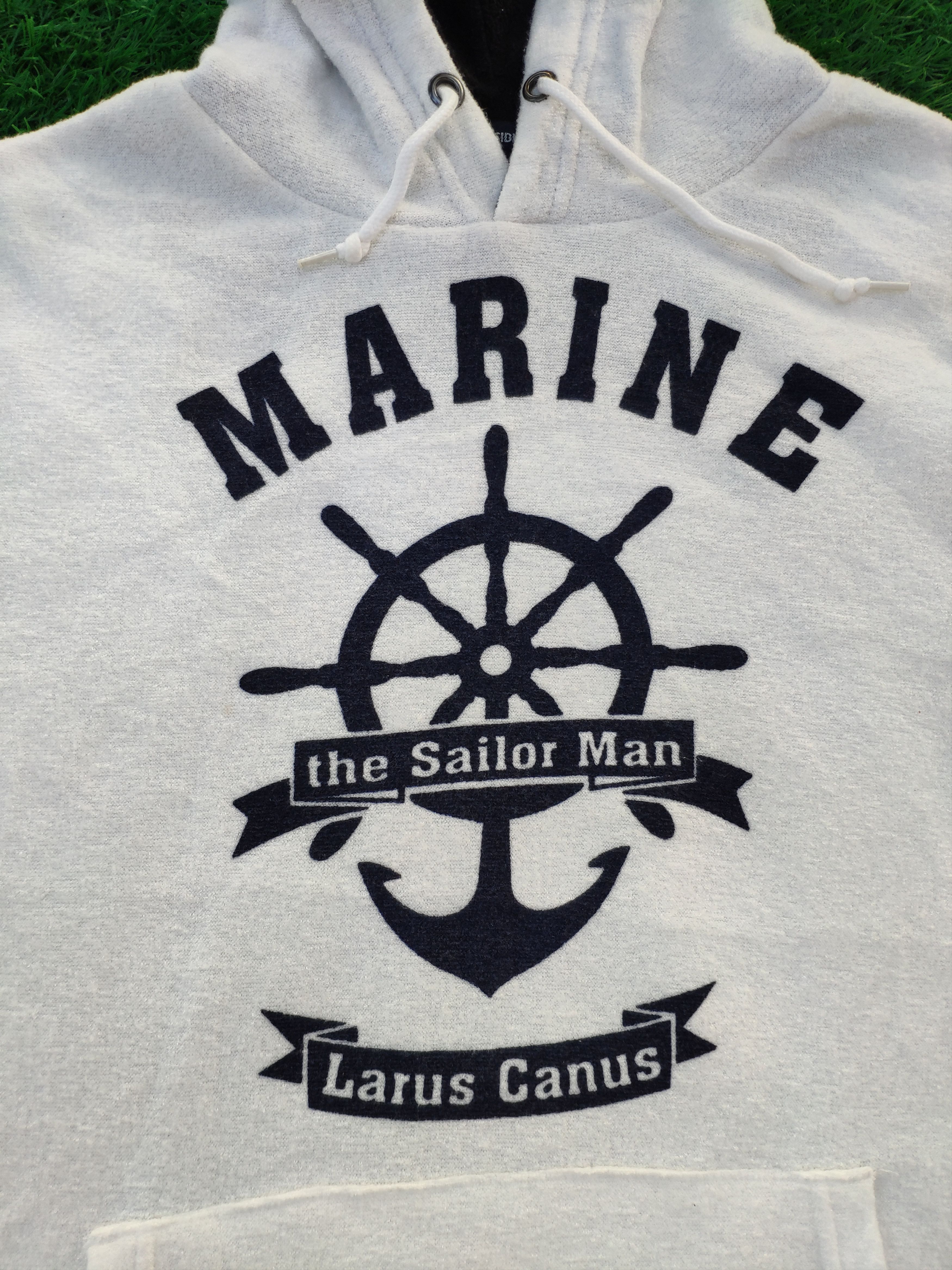 Japanese Brand × Vintage Steal 💥 Vintage Marine Pullover Hoodie Sweater Size US M / EU 48-50 / 2 - 3 Thumbnail