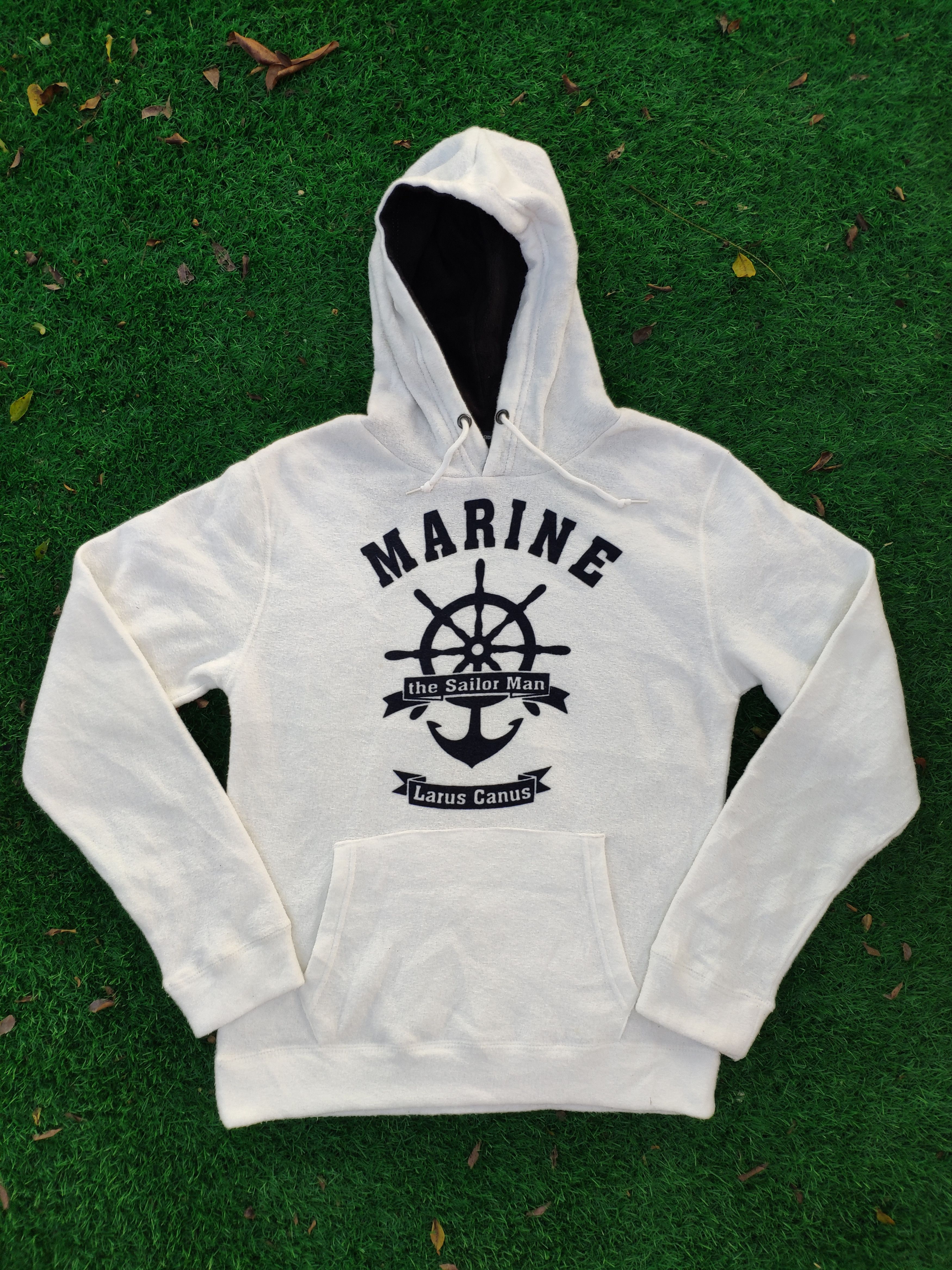 Japanese Brand × Vintage Steal 💥 Vintage Marine Pullover Hoodie Sweater Size US M / EU 48-50 / 2 - 1 Thumbnail