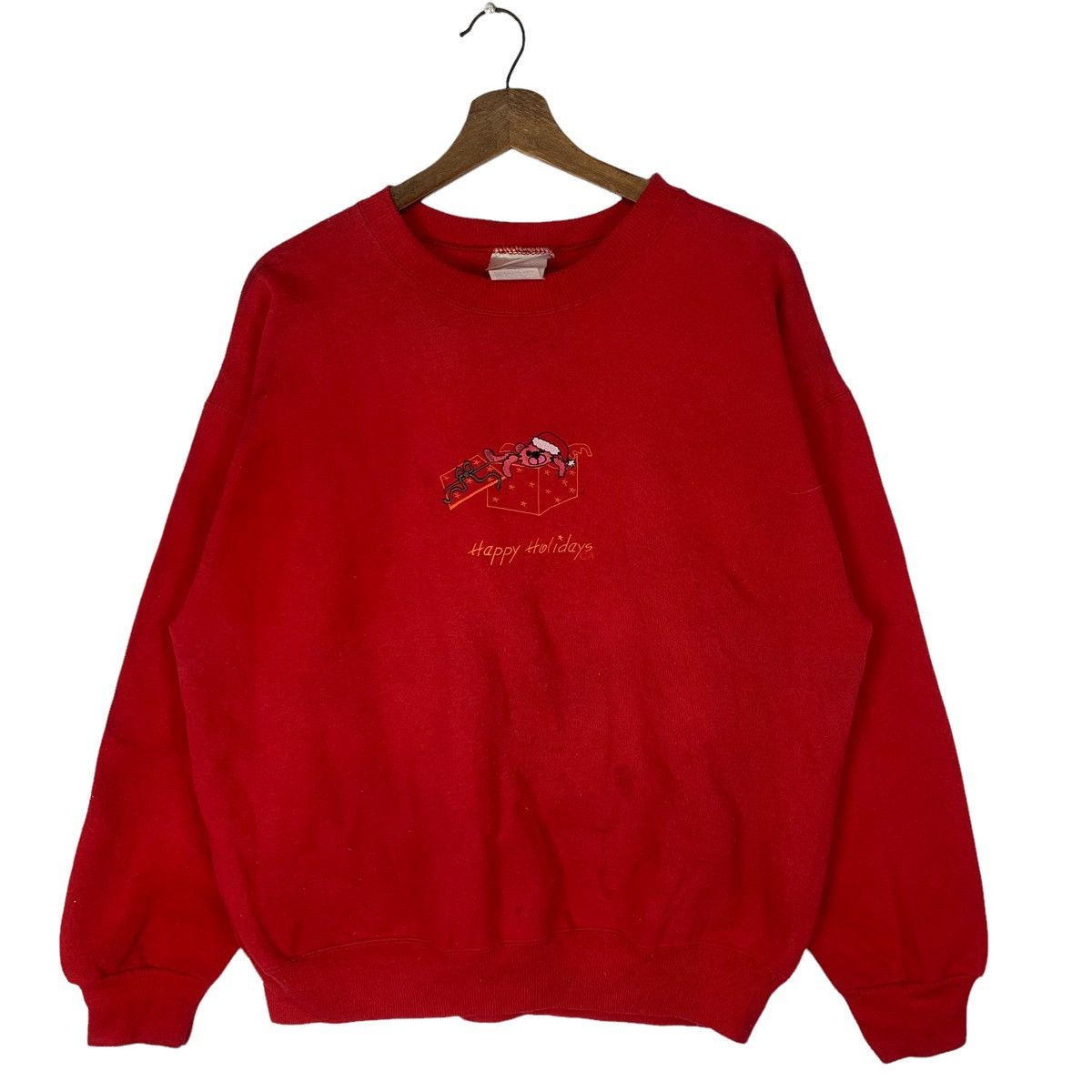Hanes Vintage Hanes Premium Weight Big Logo Crewneck Sweatshirt Size US L / EU 52-54 / 3 - 1 Thumbnail