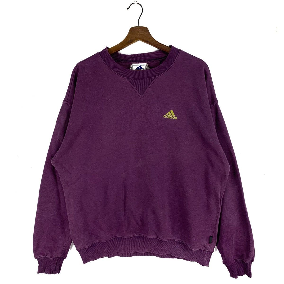 90s Adidas Spellout Rare Pullover Crewneck Sweatshirt