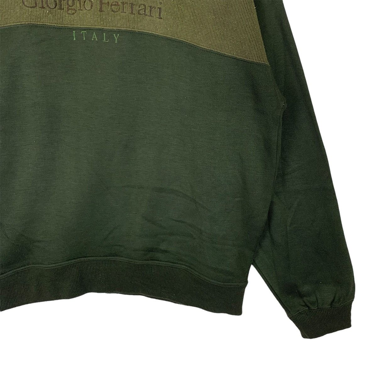 Ferrari Giorgio Ferrari Italy Embroidery Fleece Crewneck Sweatshirt Size US M / EU 48-50 / 2 - 3 Thumbnail