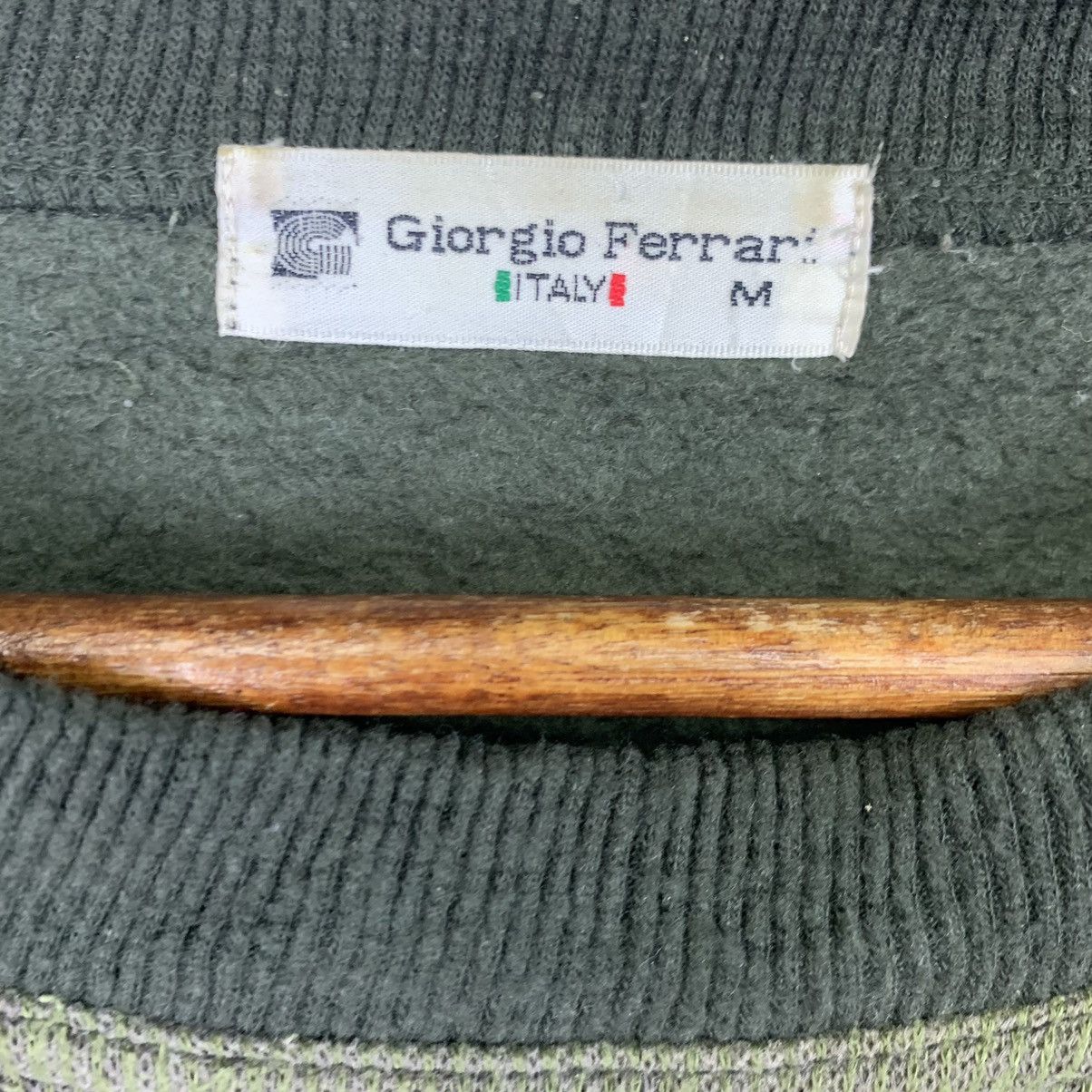 Ferrari Giorgio Ferrari Italy Embroidery Fleece Crewneck Sweatshirt Size US M / EU 48-50 / 2 - 5 Thumbnail