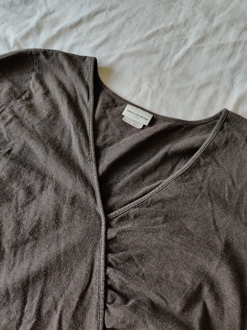 Dries Van Noten ⚡️QUICK SALE⚡️Dries Van Noten Brown Long Sleeve Top Size S / US 4 / IT 40 - 2 Thumbnail
