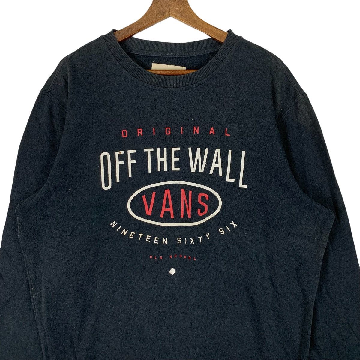Vans Vintage 90s Vans Original Off The Wall Crewneck Sweatshirt Size US XL / EU 56 / 4 - 2 Thumbnail