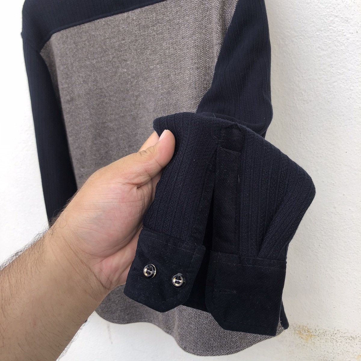 Japanese Brand TRITONE COLOUR BUTTON JACKET RARE DESIGN MENGYETING Size US M / EU 48-50 / 2 - 10 Thumbnail