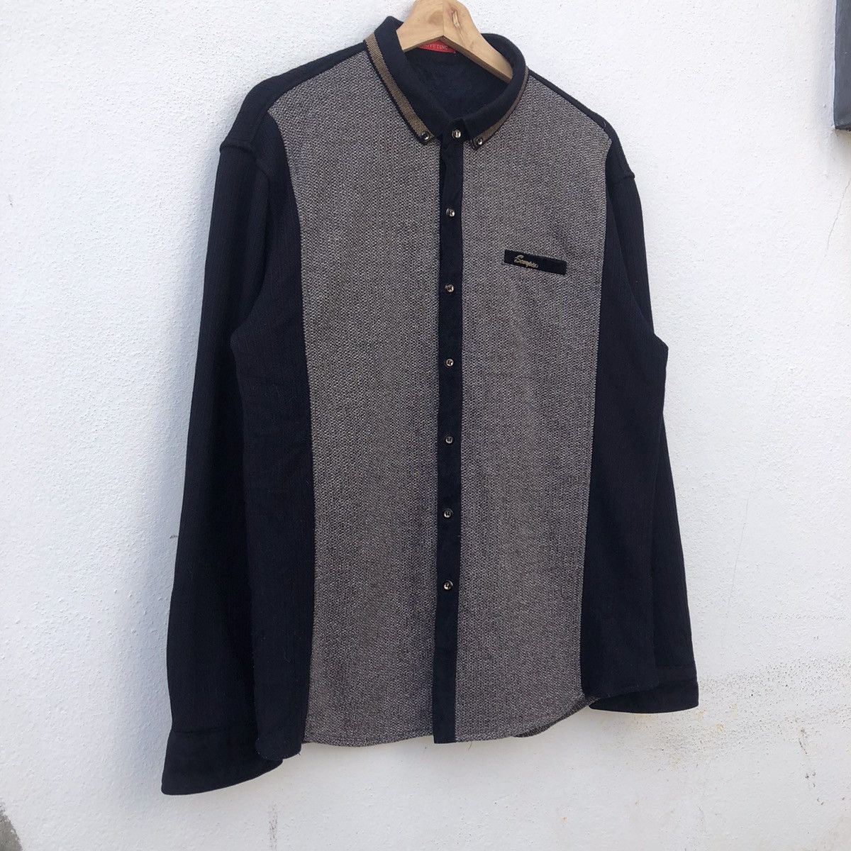 Japanese Brand TRITONE COLOUR BUTTON JACKET RARE DESIGN MENGYETING Size US M / EU 48-50 / 2 - 5 Thumbnail