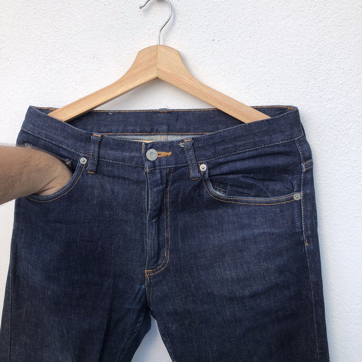 Japanese Brand JOURNAL STANDARD DENIM JEANS PANTS NICE DESIGN Size US 31 - 6 Thumbnail