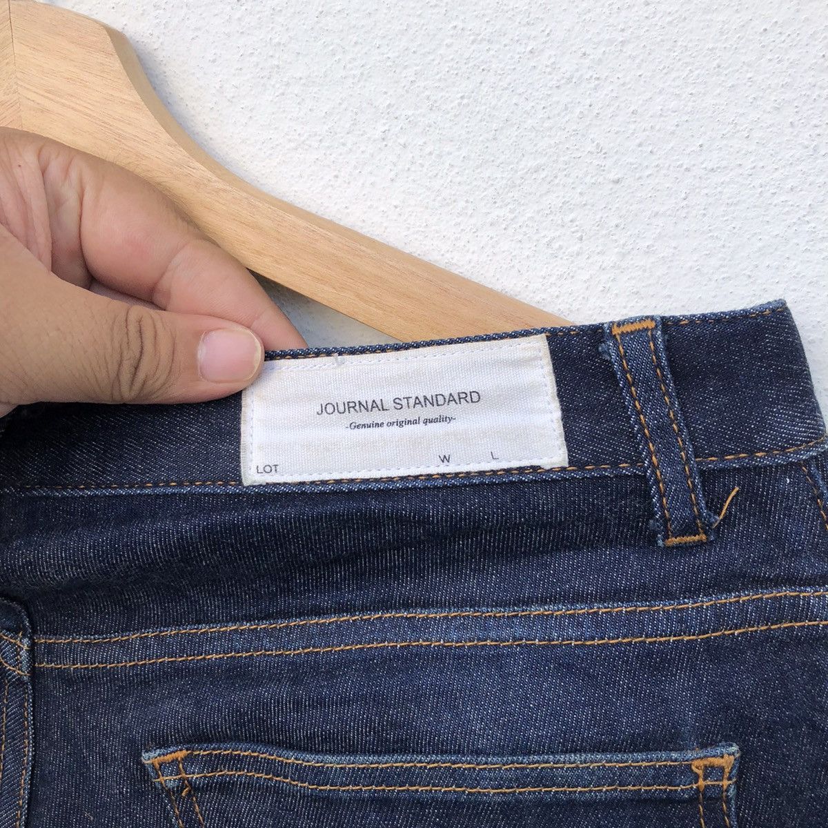Japanese Brand JOURNAL STANDARD DENIM JEANS PANTS NICE DESIGN Size US 31 - 11 Thumbnail