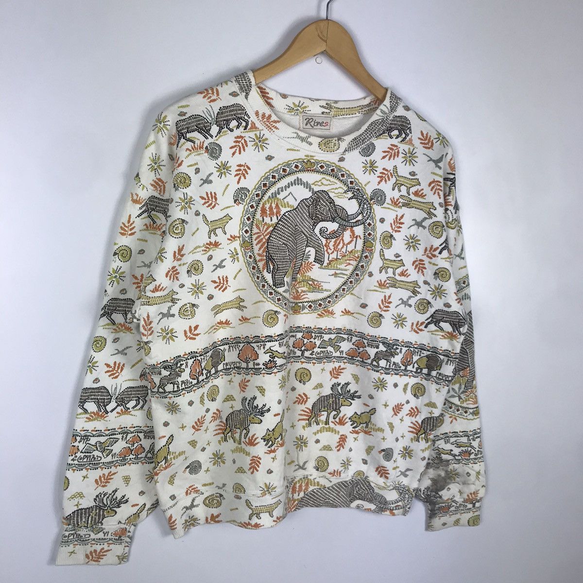 Japanese Brand Vintage Ripes Full Printed Sweatshirt Size US L / EU 52-54 / 3 - 3 Thumbnail