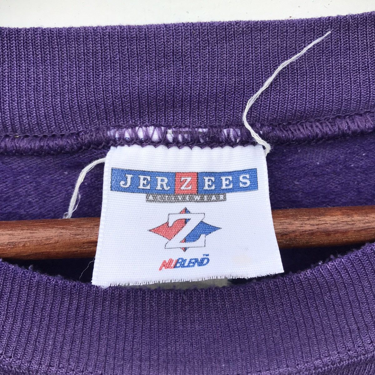 Jerzees Vintage Jerzees BigLogo Crewneck Sweatshirt Size US L / EU 52-54 / 3 - 8 Thumbnail