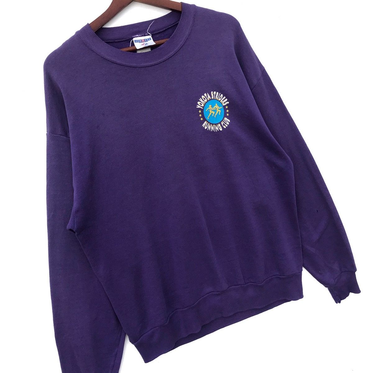 Jerzees Vintage Jerzees BigLogo Crewneck Sweatshirt Size US L / EU 52-54 / 3 - 3 Thumbnail