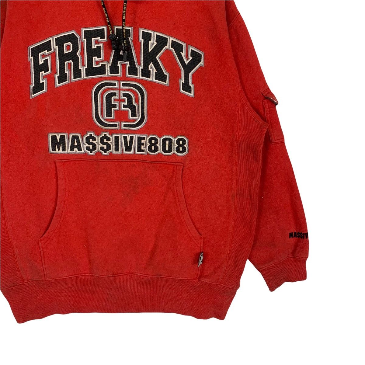 Japanese Brand Vintage Freaky Massive Spellout BigLogo Hoodie Sweatshirt Size US L / EU 52-54 / 3 - 3 Thumbnail