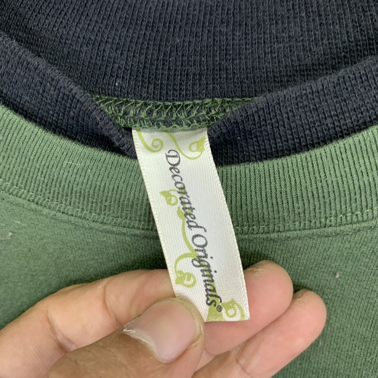 Japanese Brand Decorated Originals BigLogo Embroidered Crewneck Sweatshirt Size US XL / EU 56 / 4 - 5 Thumbnail