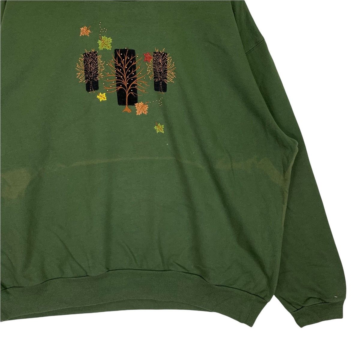 Japanese Brand Decorated Originals BigLogo Embroidered Crewneck Sweatshirt Size US XL / EU 56 / 4 - 3 Thumbnail