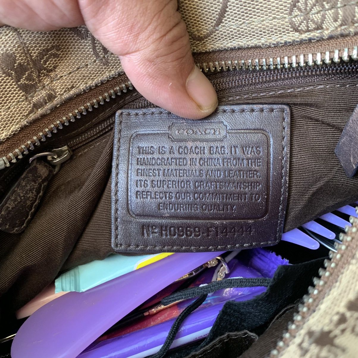 Coach Vintage Coach Hand Bag Hologram Size ONE SIZE - 6 Thumbnail