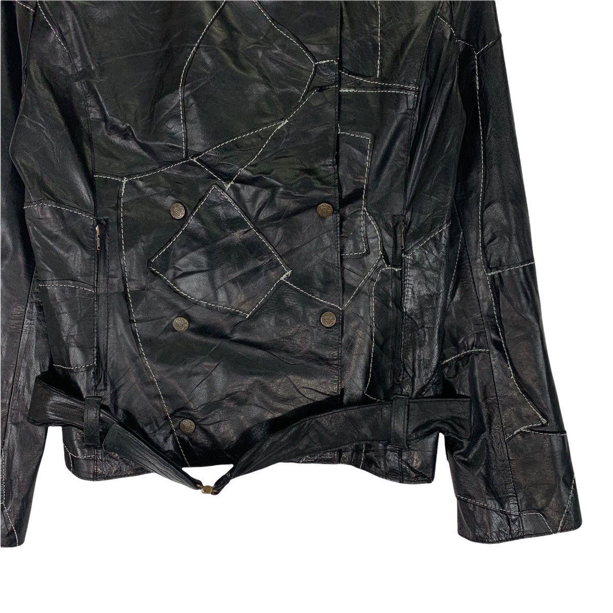 Genuine Leather Vivienne Tam Leather Designer Punk Bondage Style Jacket Size US S / EU 44-46 / 1 - 3 Thumbnail