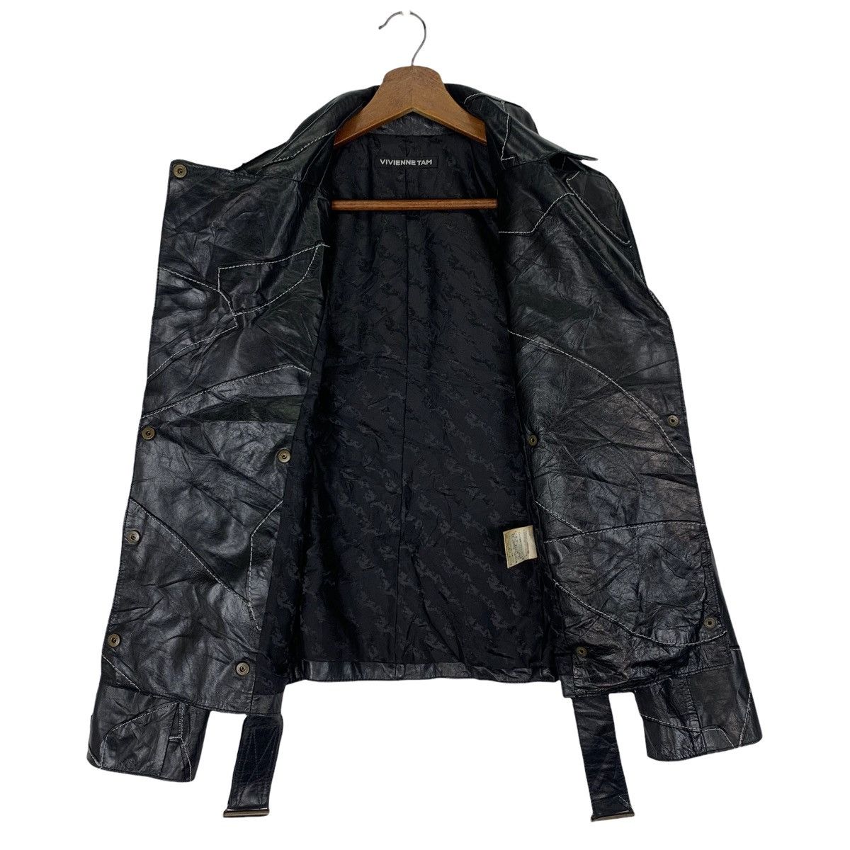 Genuine Leather Vivienne Tam Leather Designer Punk Bondage Style Jacket Size US S / EU 44-46 / 1 - 5 Thumbnail